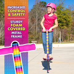Jolt Foam Covered Pogo Stick, Kids Ages 6+, for Beginners spring