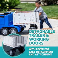 12V Kid Trax Semi-Truck with Trailer