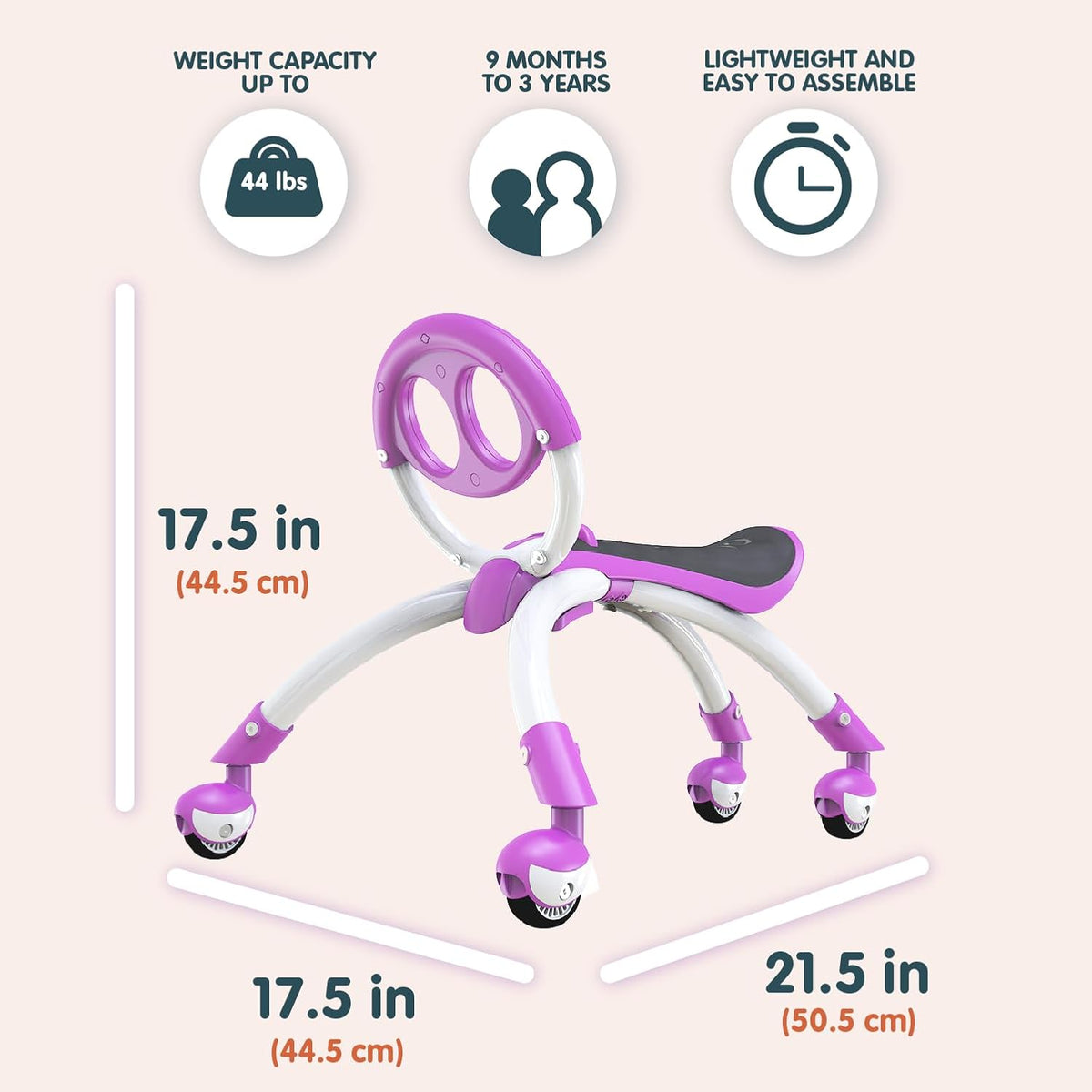 YBIKE Pewi Elite Walking/Ride On Toy