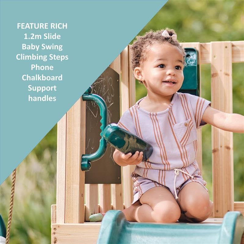 Plum Wooden Toddler Swing Sets for Backyard