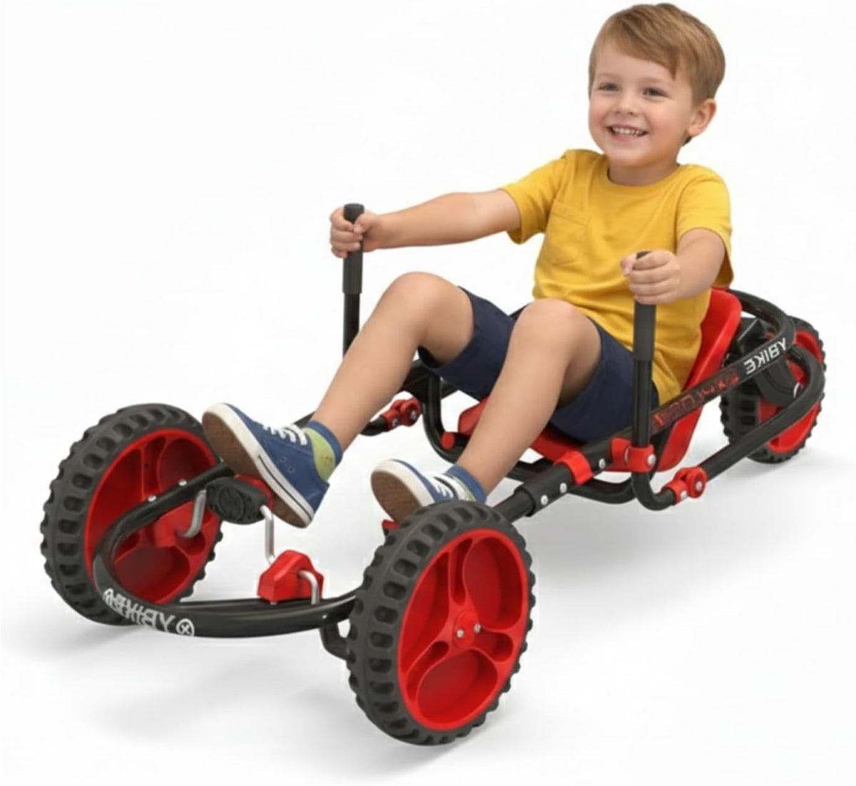 Explorer Pedal Car, 3-Wheel Go-Kart, Ages 4+, 155lb Capacity