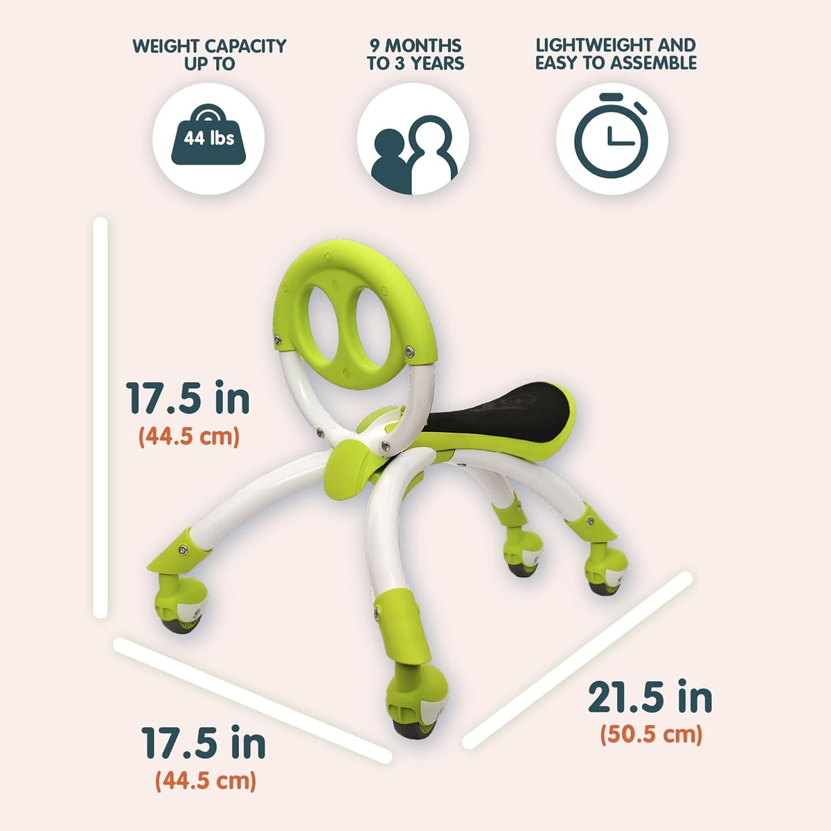 YBIKE Pewi Elite Walking/Ride On Toy