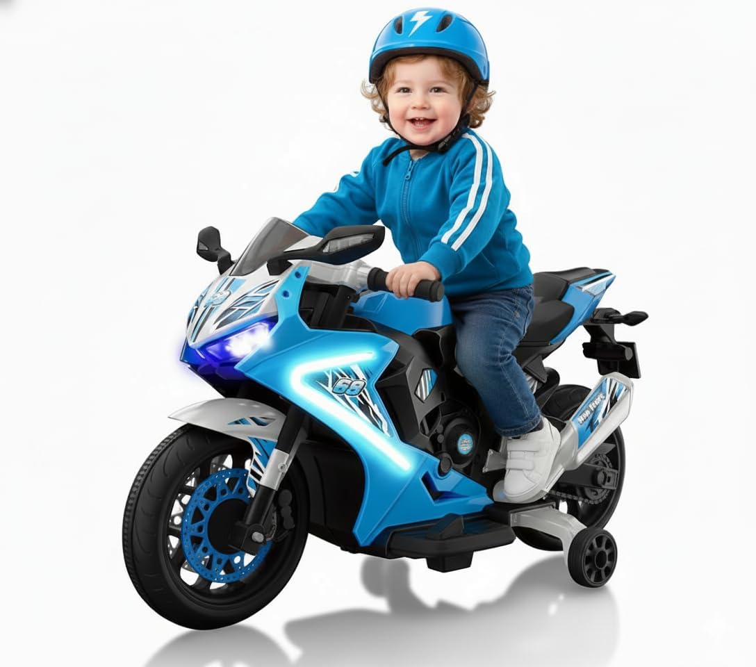 6V Glow Motorcycle Ride On