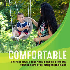 Swurfer Coconut — Your Baby's First Swing, Safe for Ages 6mo+