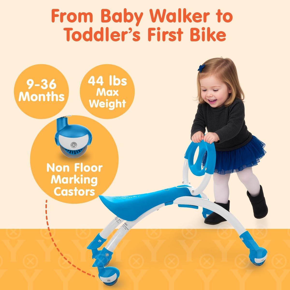 YBIKE Pewi Elite Walking/Ride On Toy