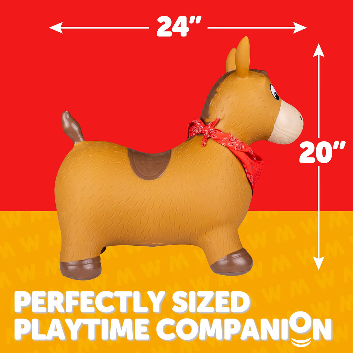 Waddle Bouncy Animal Hopper, Inflatable Riding Toy, Ages 2+