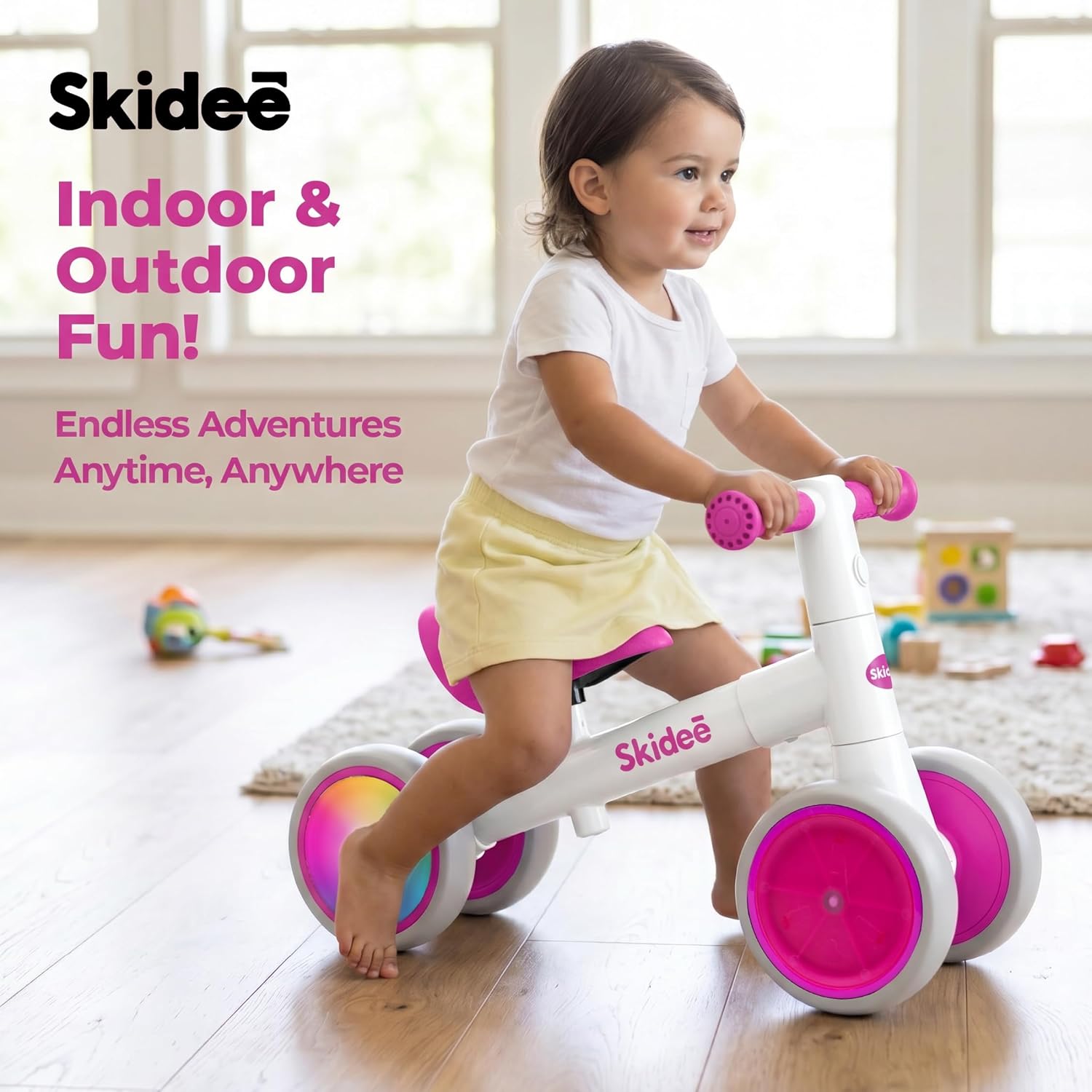 Skidee Toddler Balance Bike 1-3