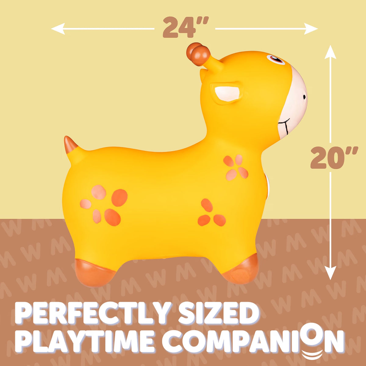 Waddle Bouncy Animal Hopper, Inflatable Riding Toy, Ages 2+