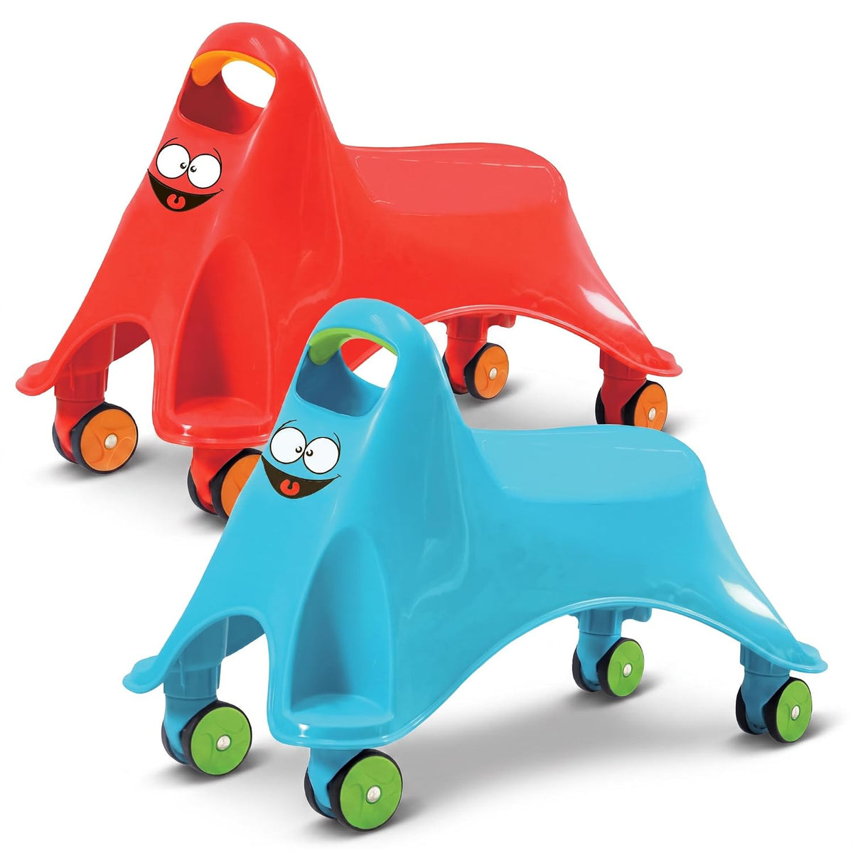 Eezy Peezy Googly Whirlee Baby Walker Ride-On Toy, Ages 1-3, 2 Pack