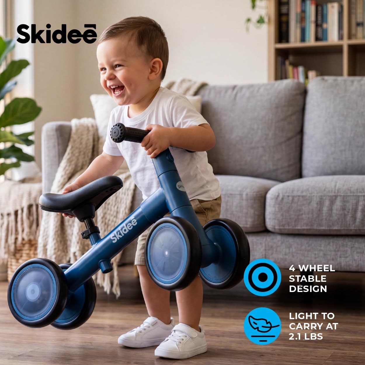 Skidee Toddler Balance Bike 1-3