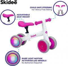 Skidee Toddler Balance Bike 1-3
