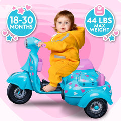 6V Starlight Scooter with Sidecar