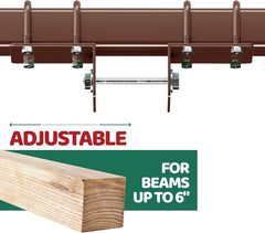 Heavy Duty Swingset Conversion Bracket, No Tree, No problem