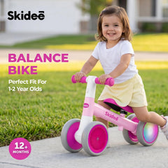 Skidee Toddler Balance Bike 1-3