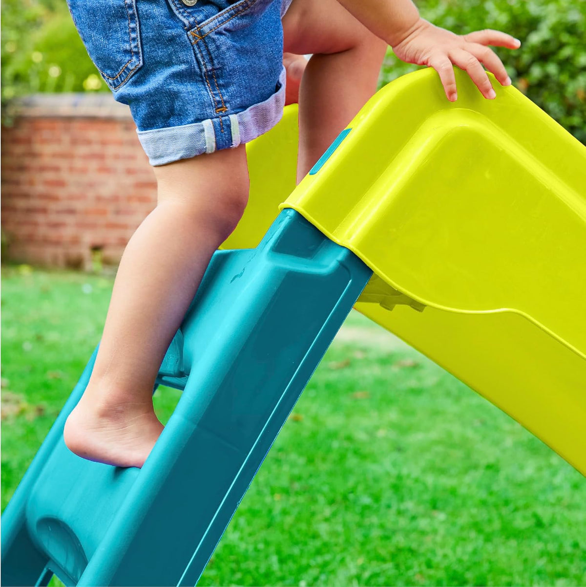 Fun N Fold Kids Slide, Indoor & Outdoor, Wide Steps, Ages 18M+
