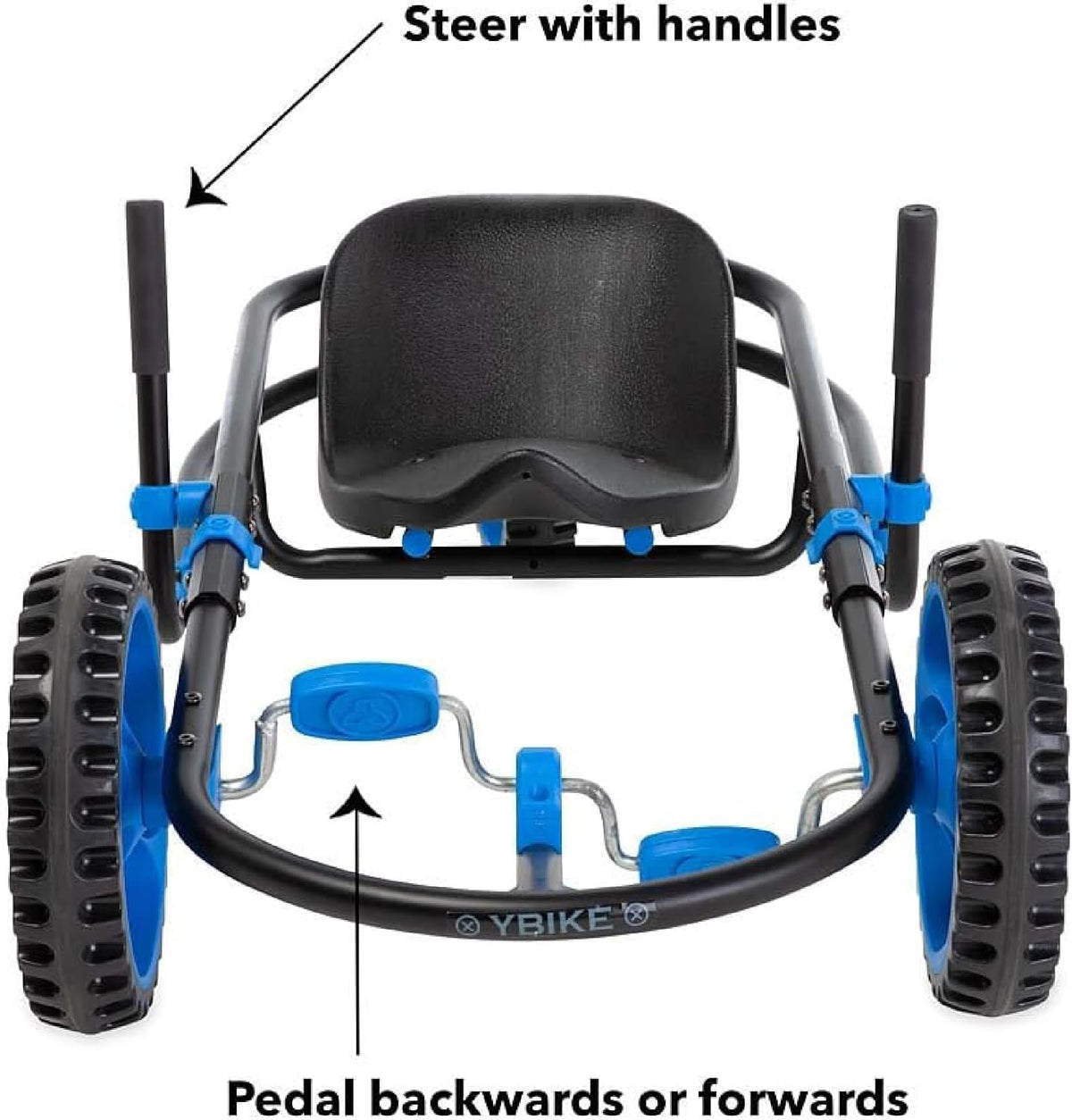 Explorer Pedal Car, 3-Wheel Go-Kart, Ages 4+, 155lb Capacity