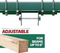 Heavy Duty Swingset Conversion Bracket, No Tree, No problem