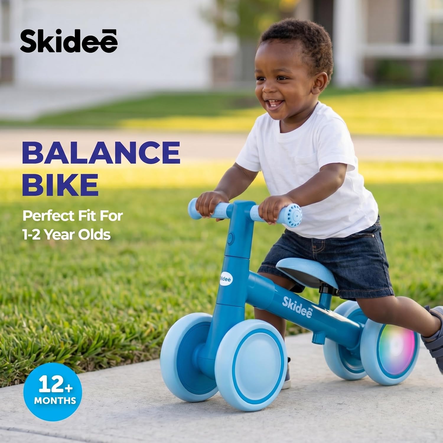 Skidee Toddler Balance Bike 1-3