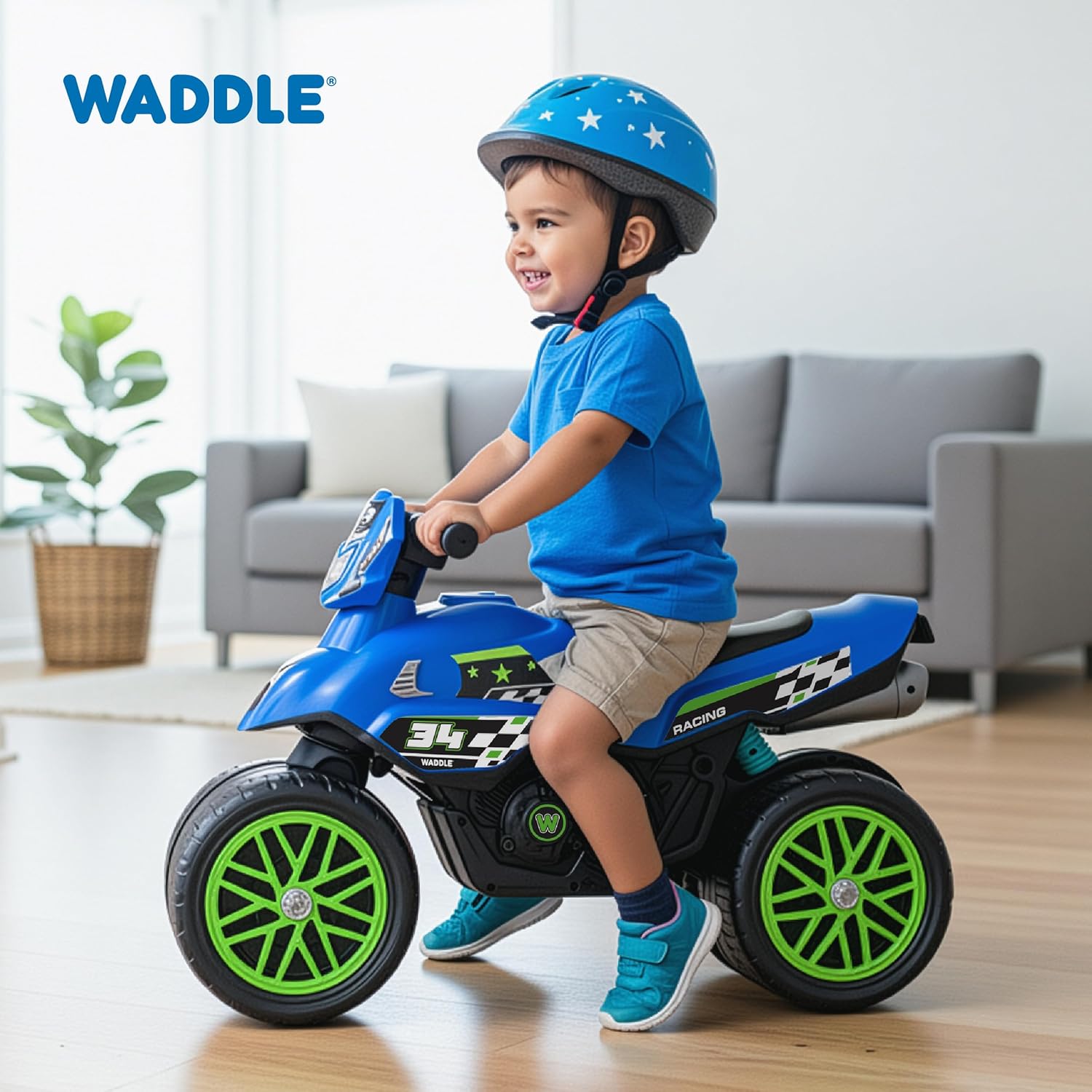 Waddle Kids Motorcycle Balance Bike
