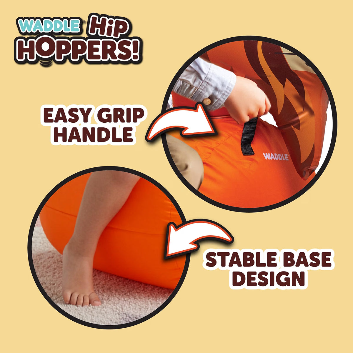Waddle Large Hip Hopper Inflatable Bouncer, Ages 5+