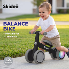 Skidee Toddler Balance Bike 1-3