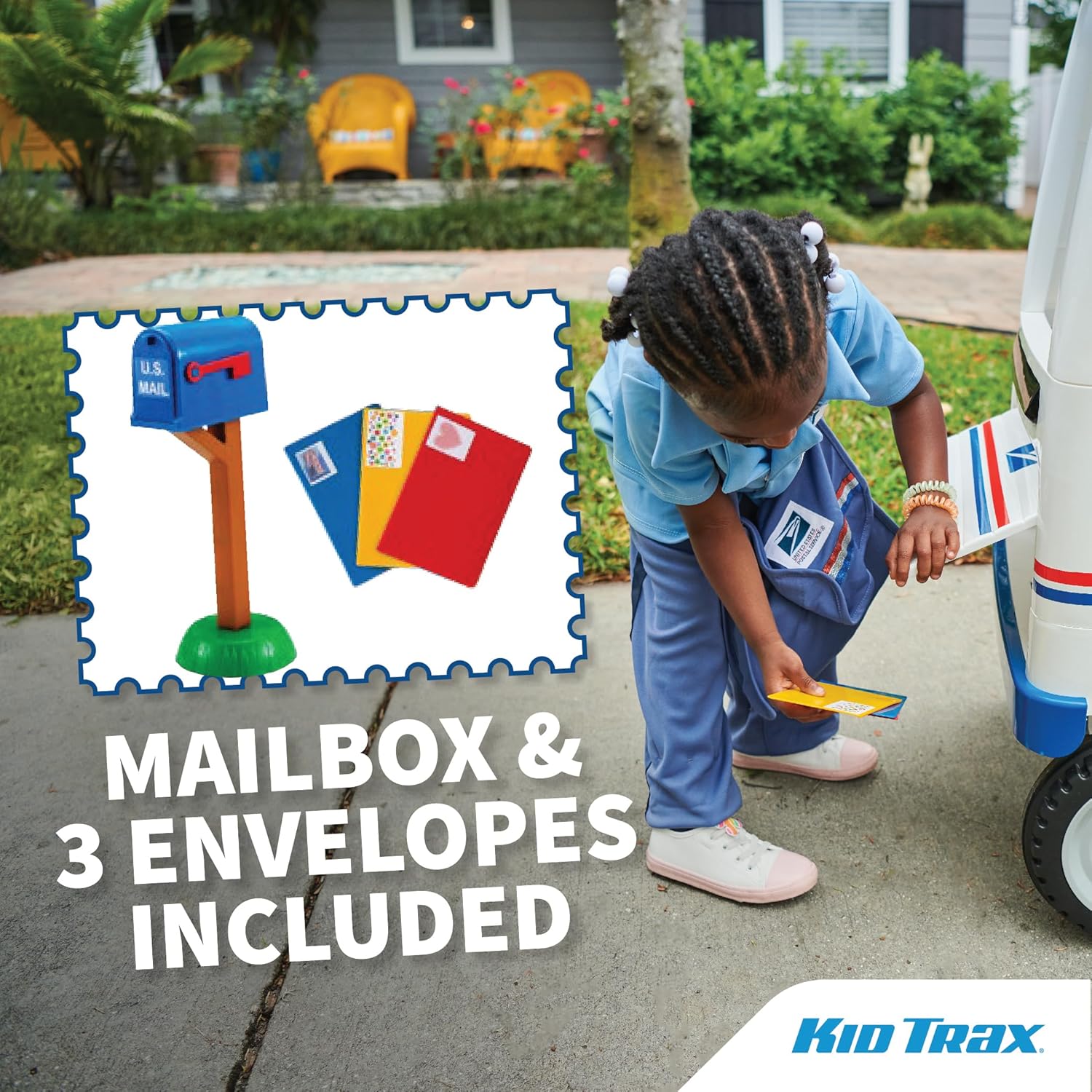 6V USPS Mail Delivery Truck White