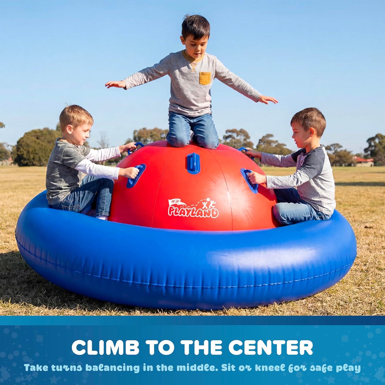 Playland Inflatable Dome Rocker for Kids Ages 5+