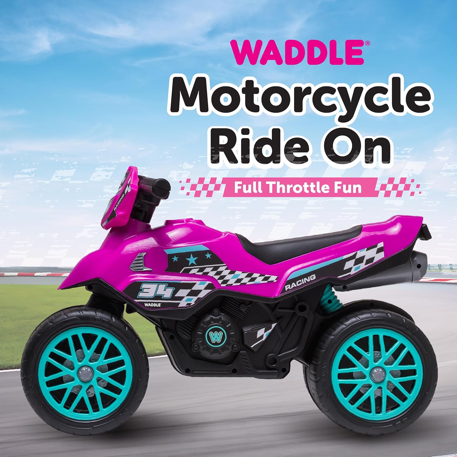 Waddle Kids Motorcycle Balance Bike