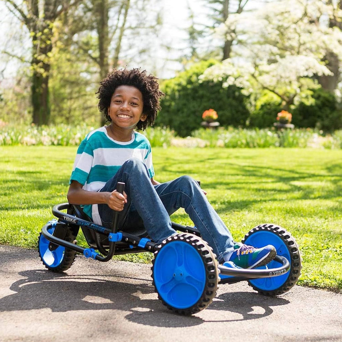 Explorer Pedal Car, 3-Wheel Go-Kart, Ages 4+, 155lb Capacity