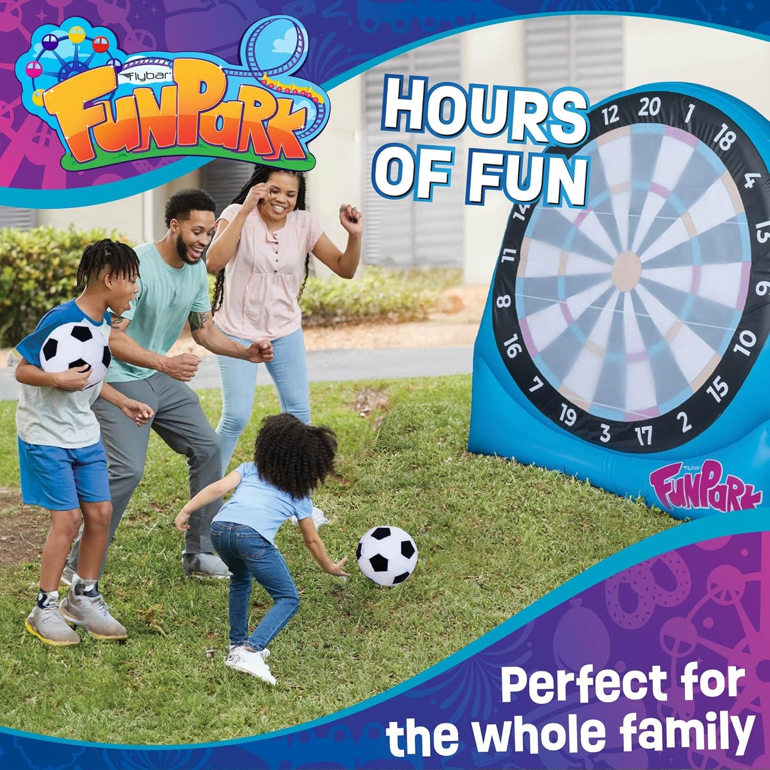 FunPark Giant Inflatable Dartboard Game