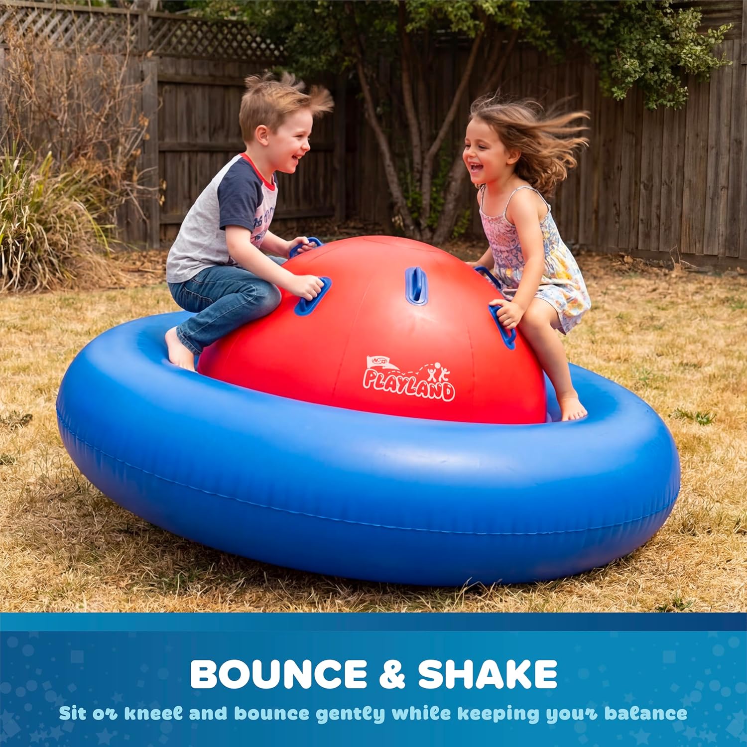 Playland Inflatable Dome Rocker for Kids Ages 5+