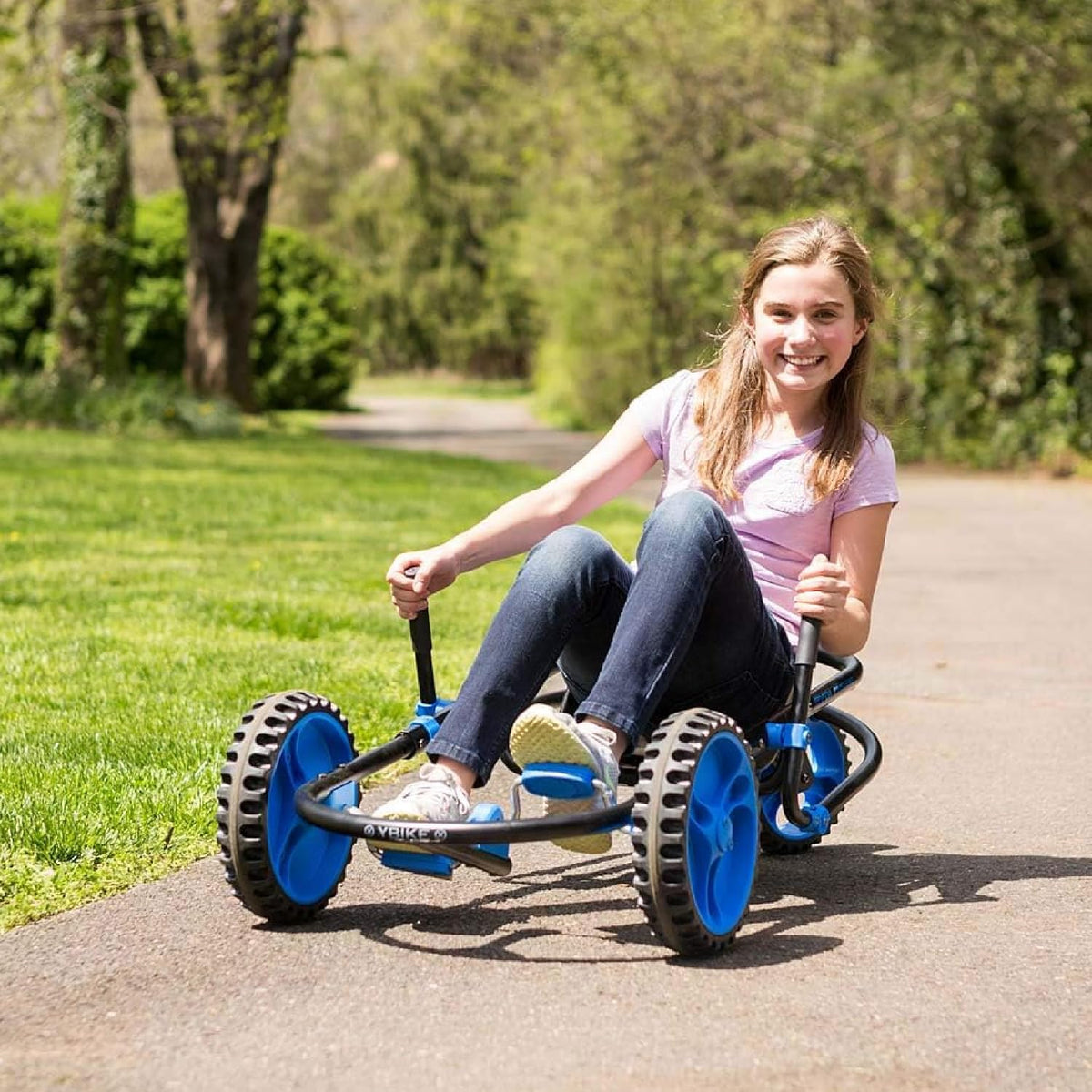 Explorer Pedal Car, 3-Wheel Go-Kart, Ages 4+, 155lb Capacity