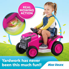 Kid Trax 6V Mow & Go Lawn Mower Orange