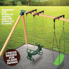 Heavy Duty Swingset Conversion Bracket, No Tree, No problem