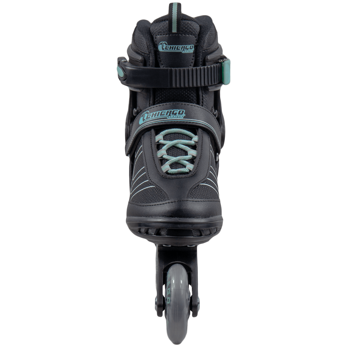 Chicago Adult Inline Skates Women's Black/Agua - NSG Products