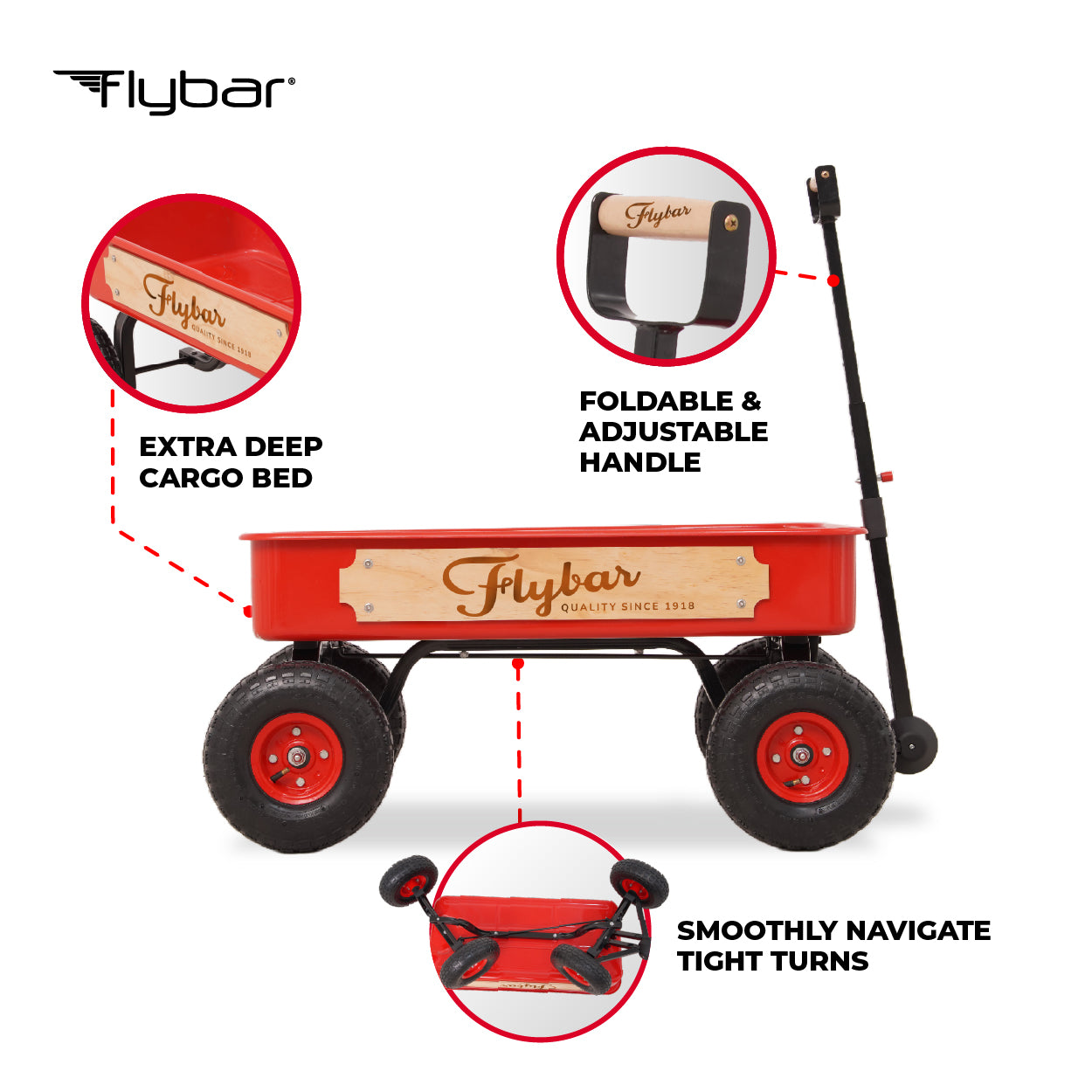 Flybar Red Wagon