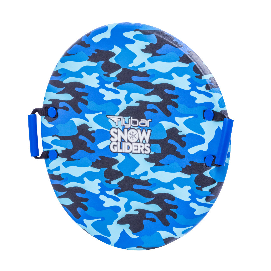 Flybar Kids 26” Foam Disc Snow Sled with Slick Bottom & PE Core Build, Holds Up To 110 Lbs