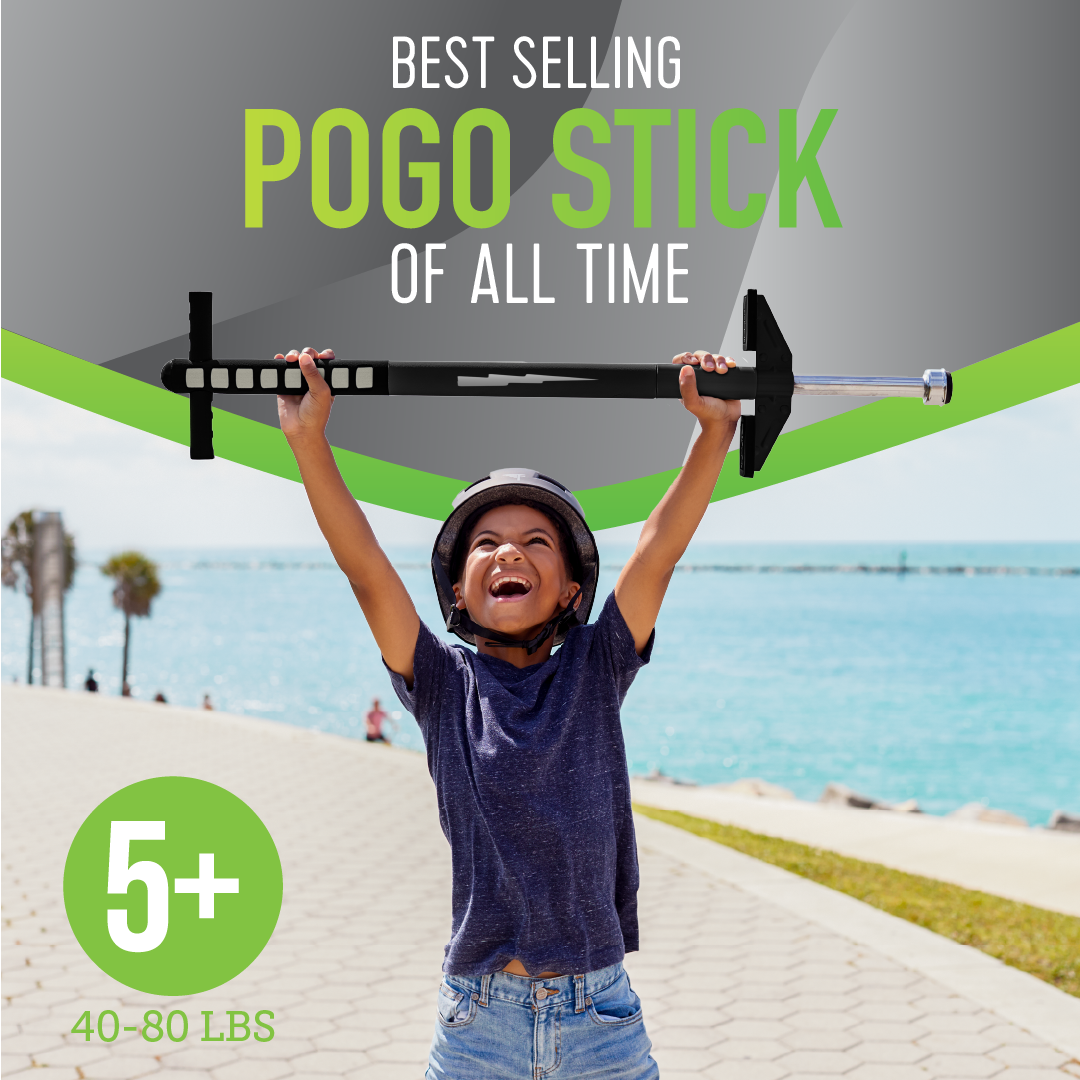 Original Foam Maverick Pogo Stick, Kids Ages 5+, 40-80lbs