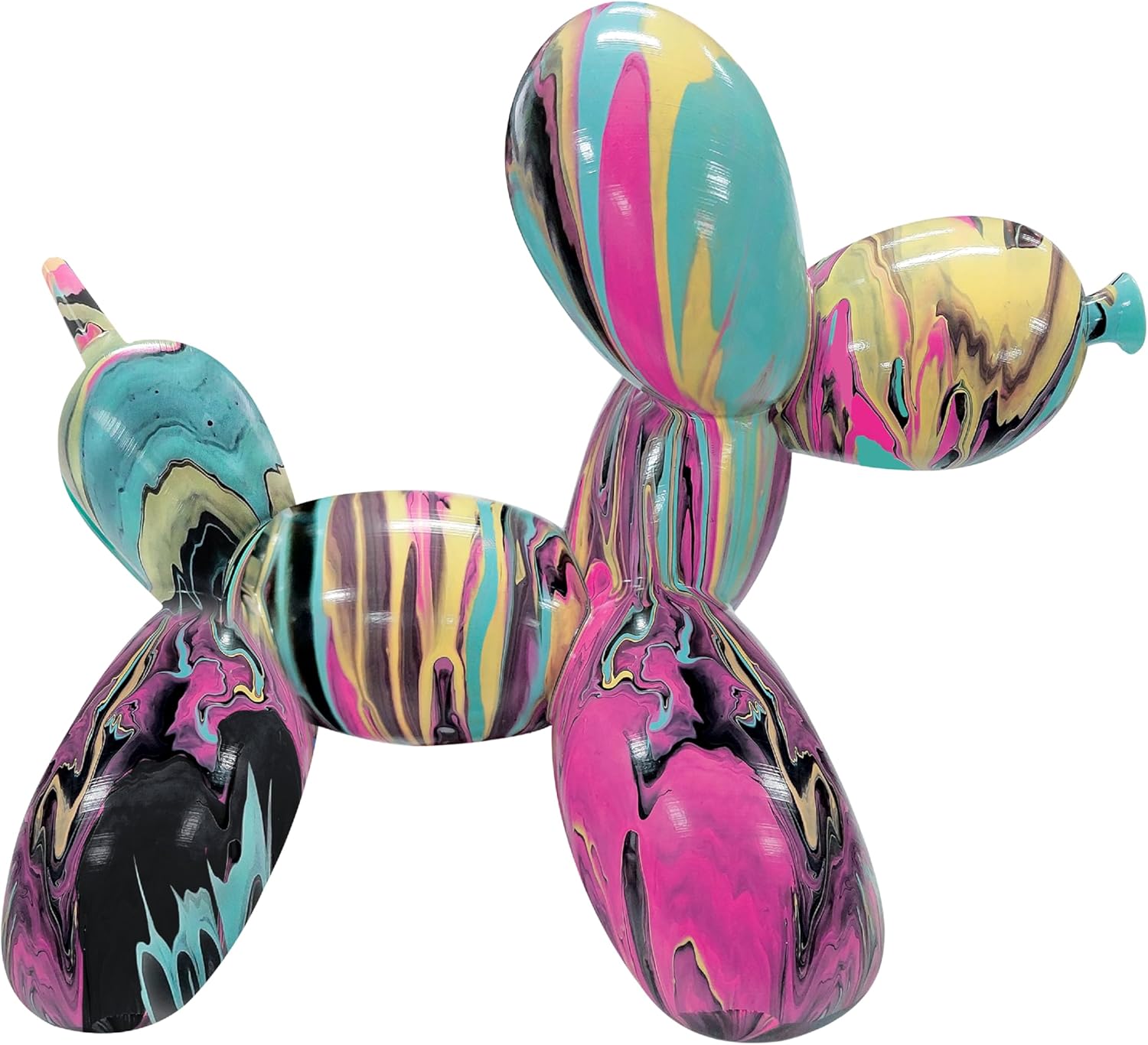 Pour Palz DIY Paint Pouring Kit - 1 XL Bear Figurine - Create Unique Marbled Art
