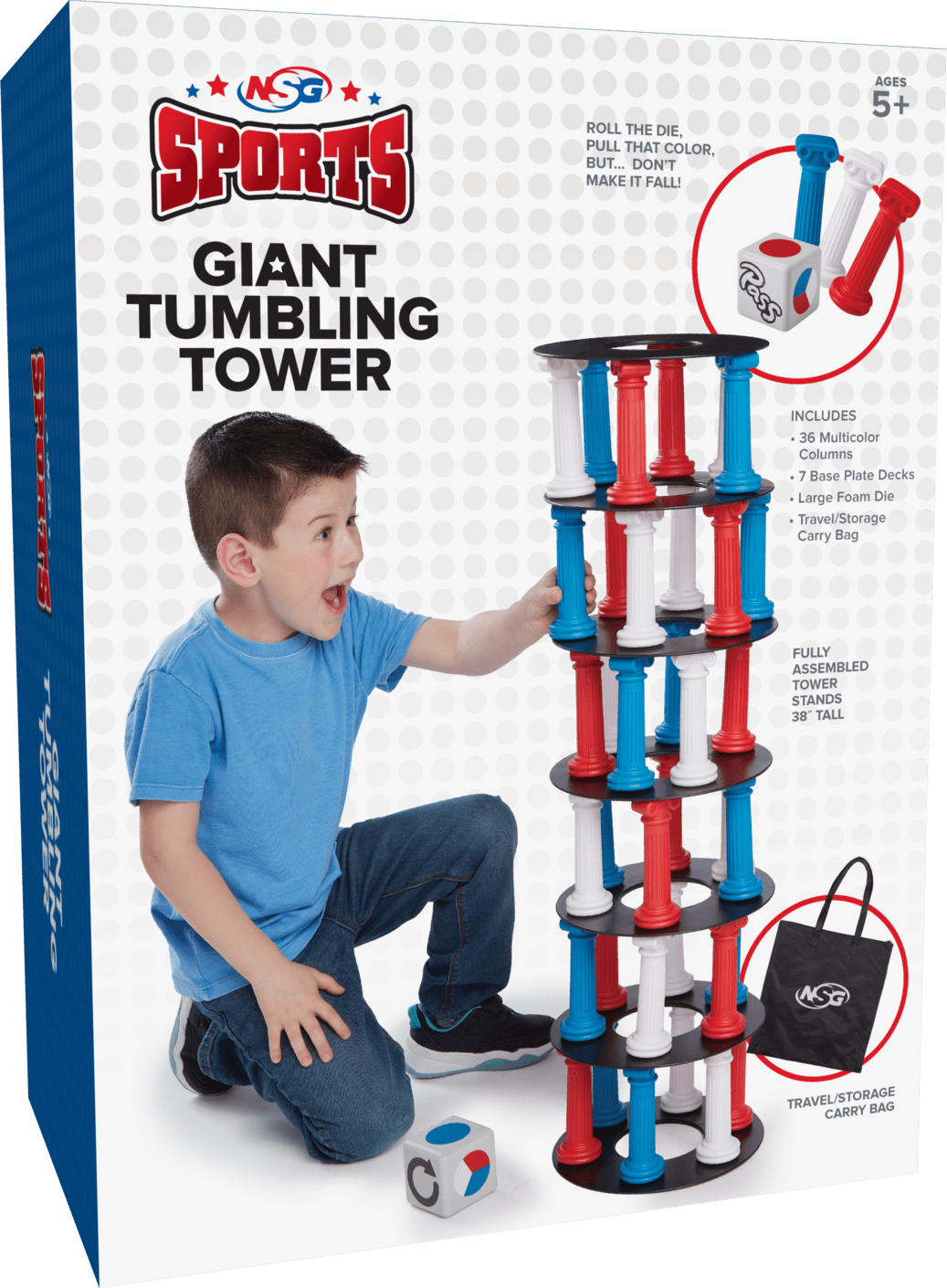 NSG Giant Tumbling Tower Game - NSG Products