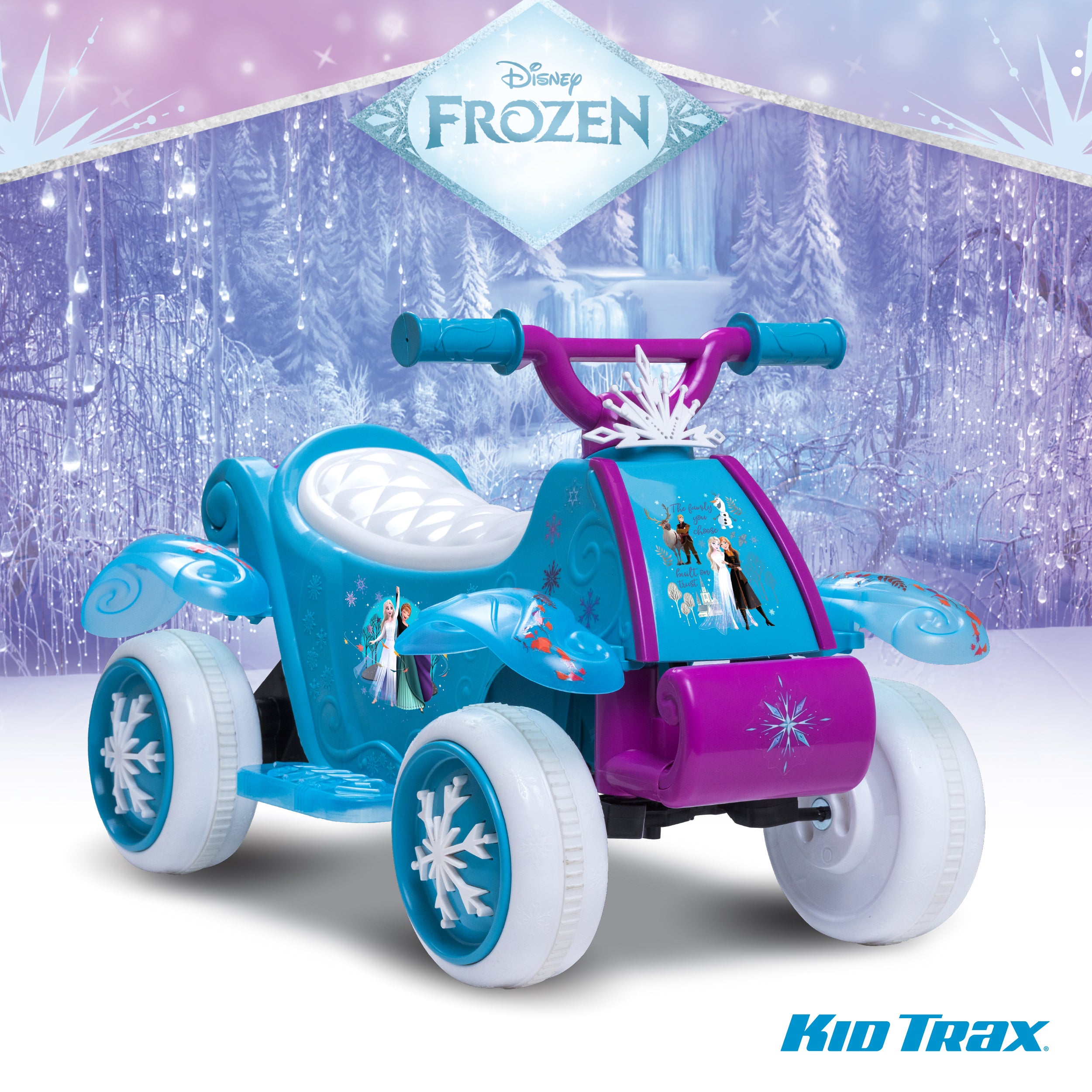 Kid Trax Toddler Disney Frozen 2 Electric Quad Ride On Toy