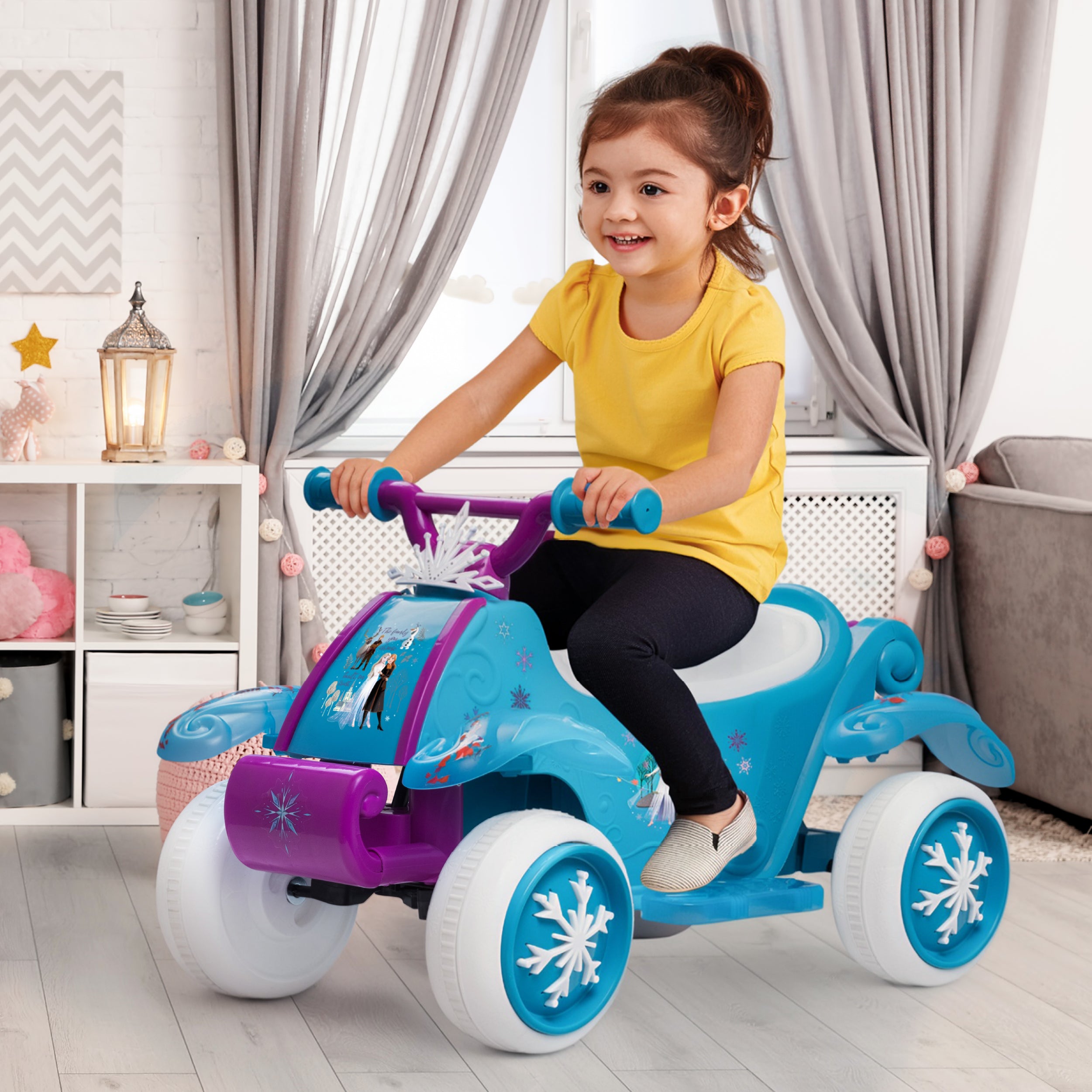 Kid Trax Toddler Disney Frozen 2 Electric Quad Ride On Toy