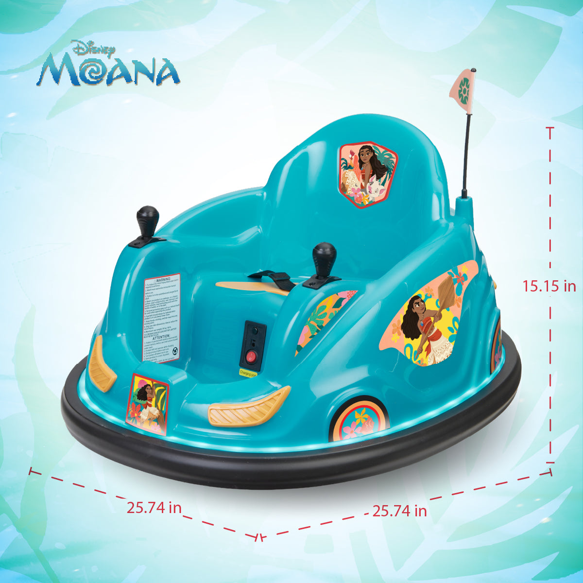 Kid Trax Disney 6V V2 Glow Bumper Car