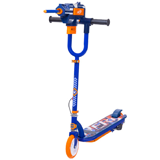 Flybar NERF Electric Scooter for Kids with Blaster Fires Up to 60 Feet
