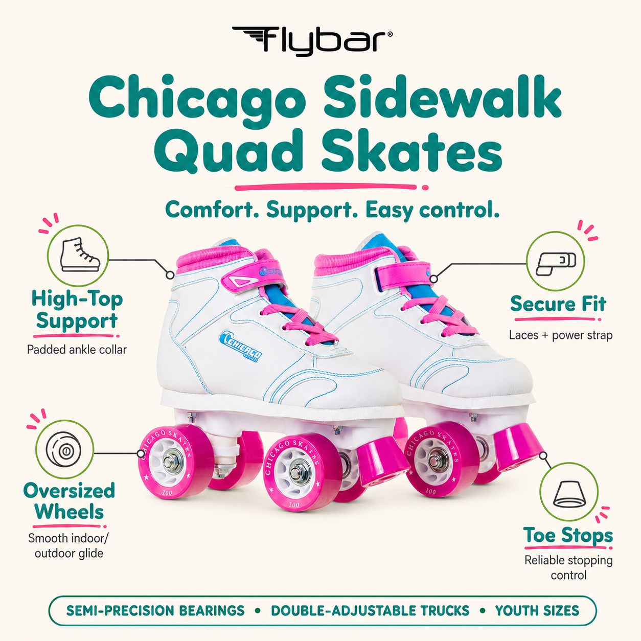 Chicago Skates Sidewalk Roller Skates
