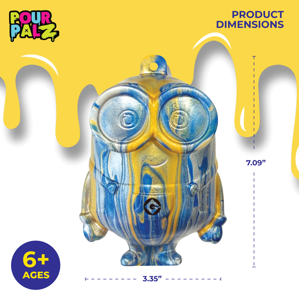Pour Palz Bear Keychain