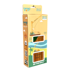 Island Time Sports Ring Toss Game - Outdoor Yard Beach Games for Adults and Family, Hook and Ring Games with String and Hooks for Indoor/Outdoor Use (1 Player Tabletop)