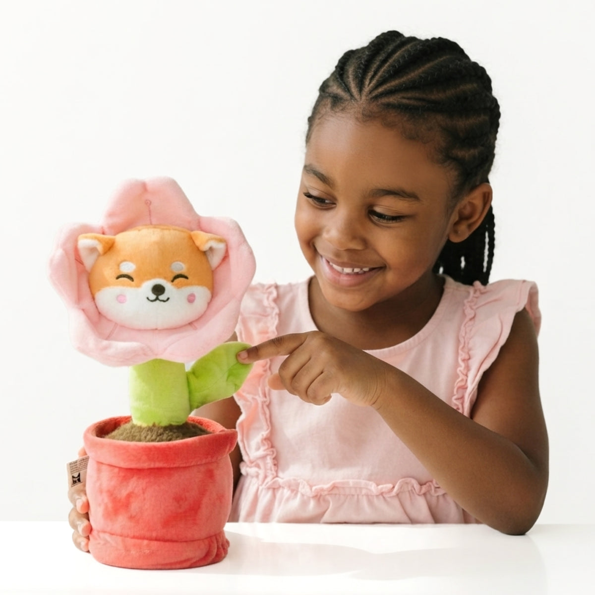 I love Aromie Blooms Potted Flower Stuffed Animal, Plush Toy with Visible Mist & Refillable Scent Pods