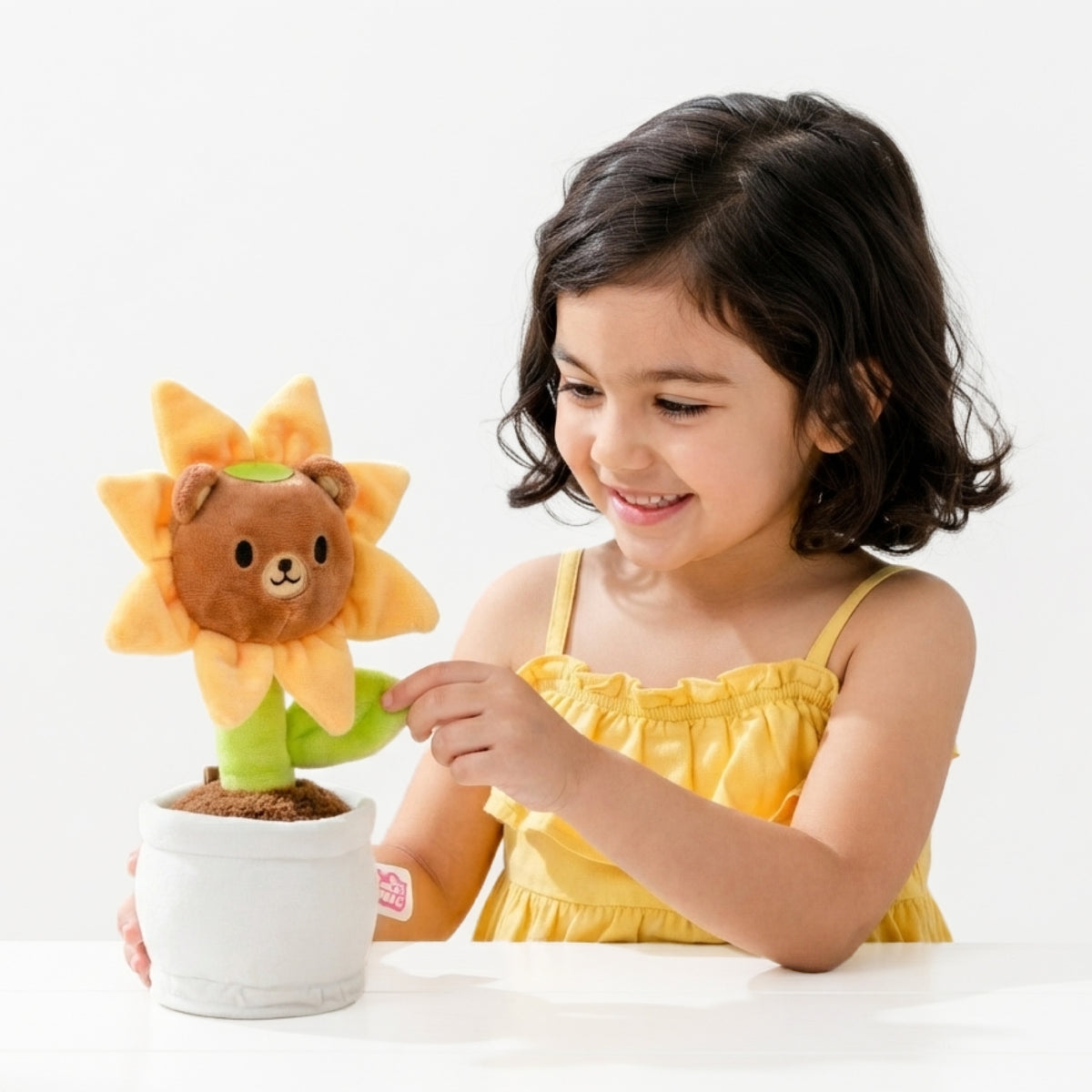 I love Aromie Blooms Potted Flower Stuffed Animal, Plush Toy with Visible Mist & Refillable Scent Pods