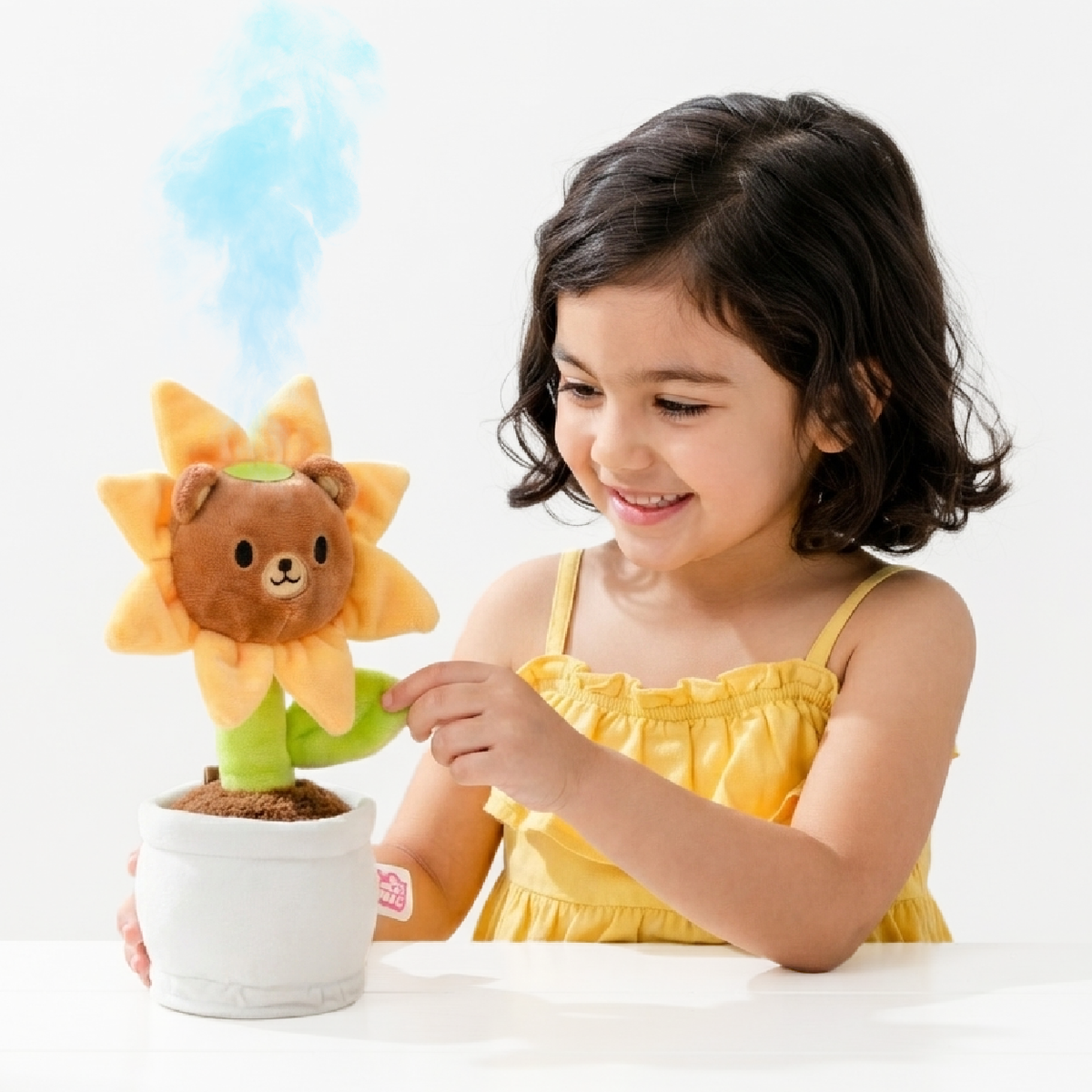 I love Aromie Blooms Potted Flower Stuffed Animal, Plush Toy with Visible Mist & Refillable Scent Pods
